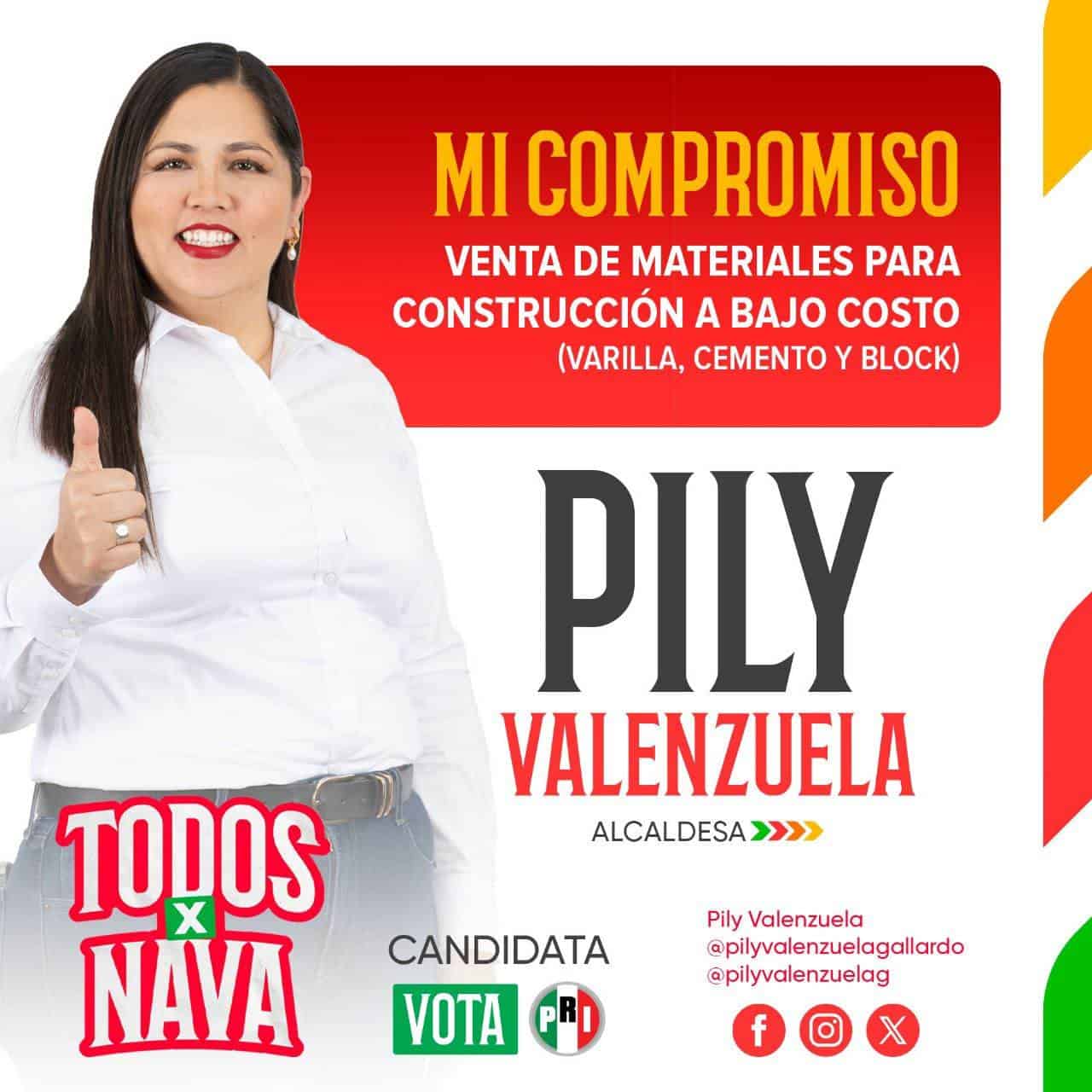 Reitera Pily Valenzuela su apoyo a la economía familiar en la colonia El Encino