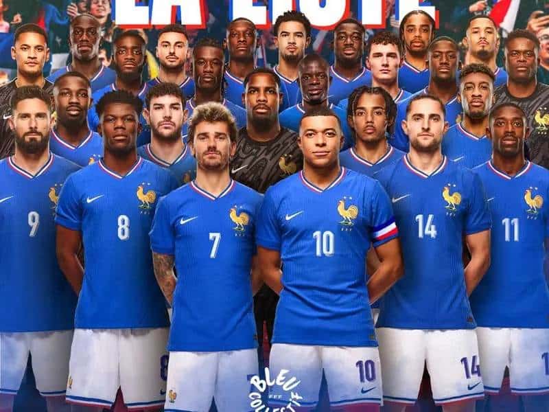 Francia lleva a todas sus estrellas a la Eurocopa 2024.