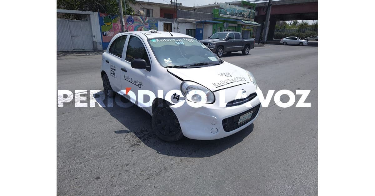 Causa taxista choque