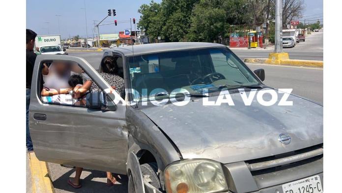 Lesiona a mujer en choque en el San José