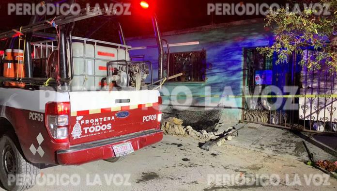 Se quema casa en la Industrial