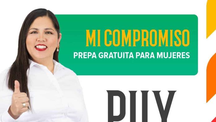Impulsa Pily Valenzuela Gallardo el programa de preparatoria gratuita