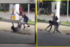 Hombres pelean a machetazos en la calle y uno pierde la mano (Imágenes fuertes)