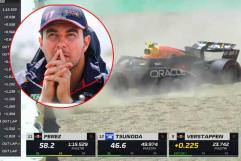 Checo Pérez choca en el GP Emilia-Romaña; duró 5 minutos en prueba