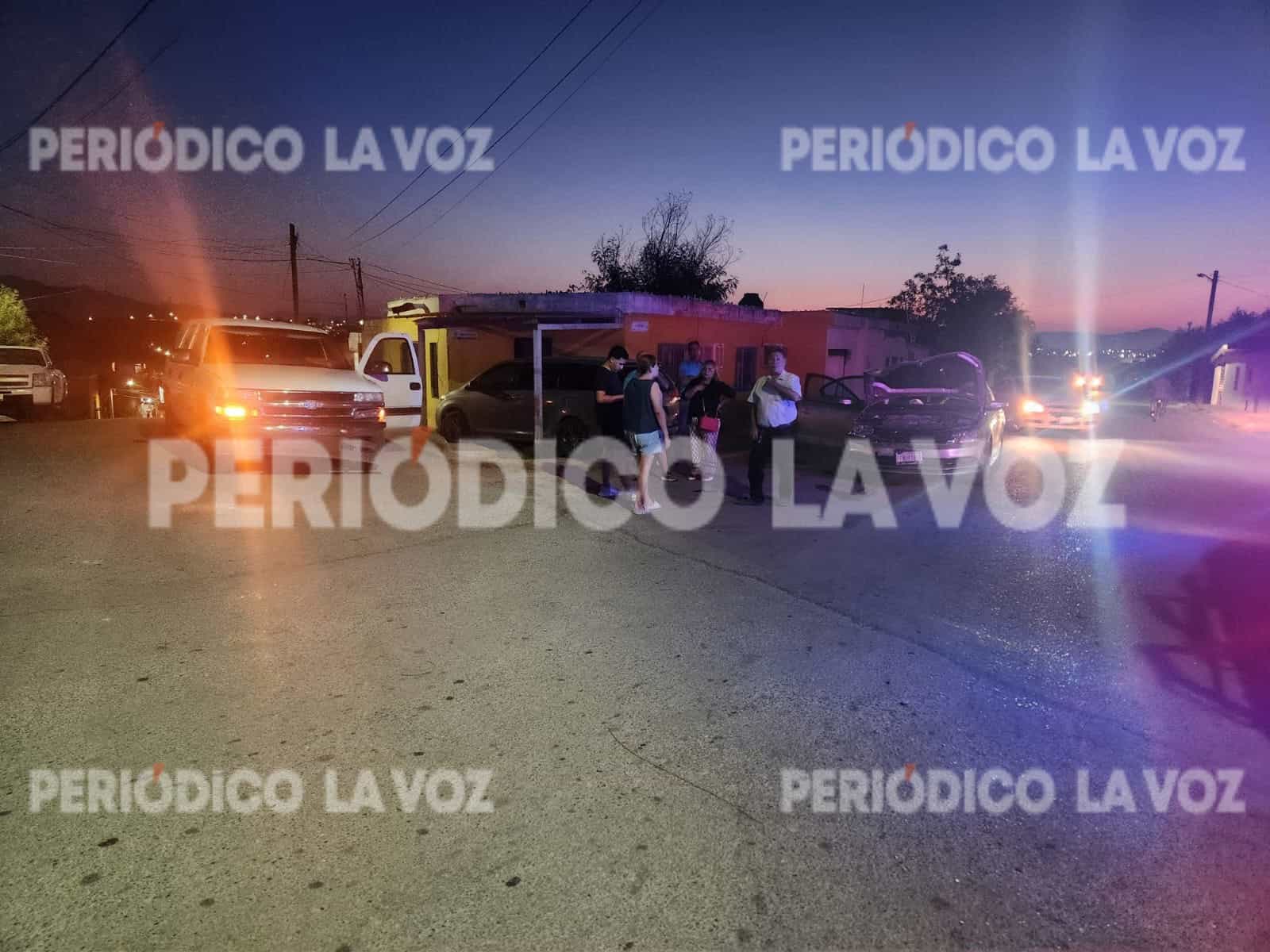 El choque se registró en calles del Fraccionamiento San José.