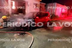 Se incendia auto en la Ampliación Guerrero