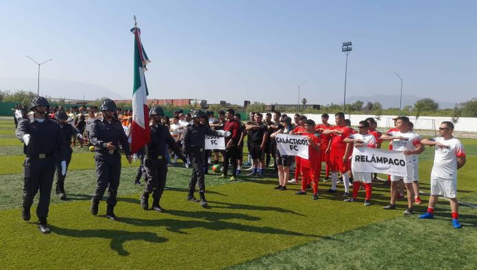 Inauguran futbolito de Grupo Fox