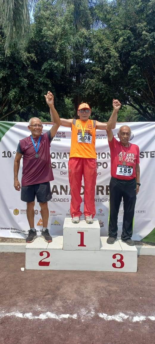 Medallas de Oro en Juegos Master Mexicanos