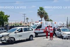 El choque movilizó a los socorristas de Cruz Roja Mexicana