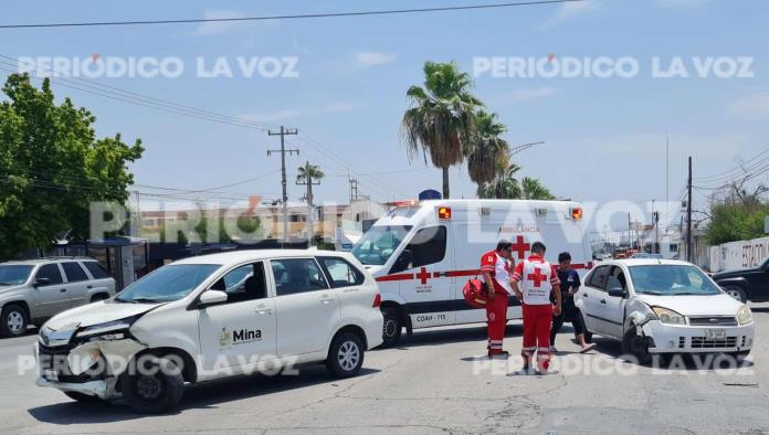 El choque movilizó a los socorristas de Cruz Roja Mexicana