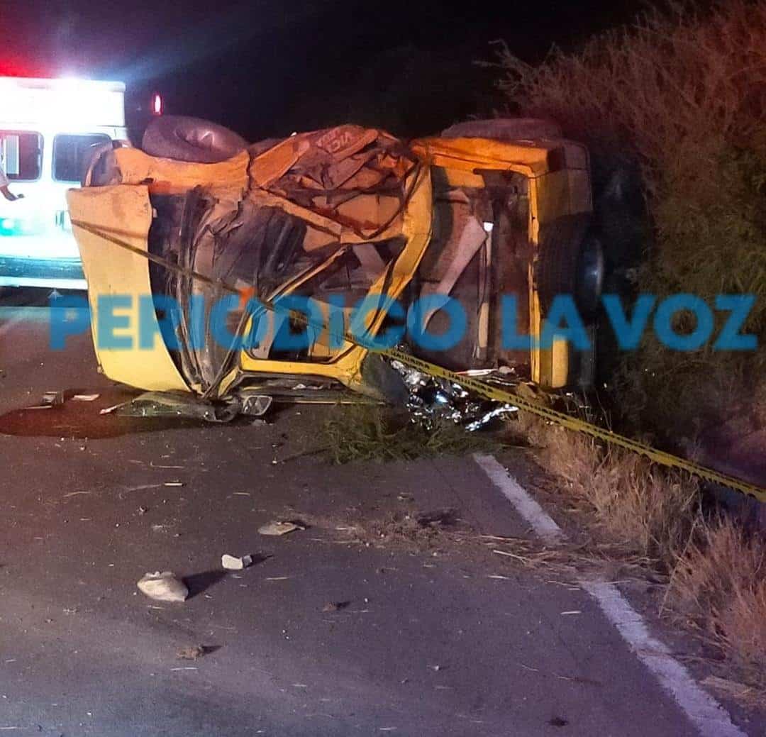 Se mata cieneguense; volcó en El Cañón