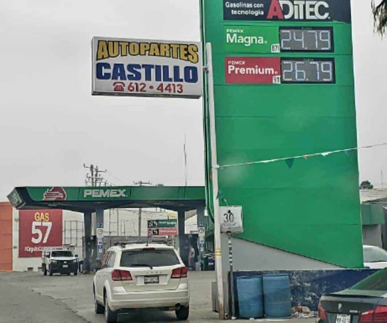 Aumenta Precio de Gasolina en Coahuila