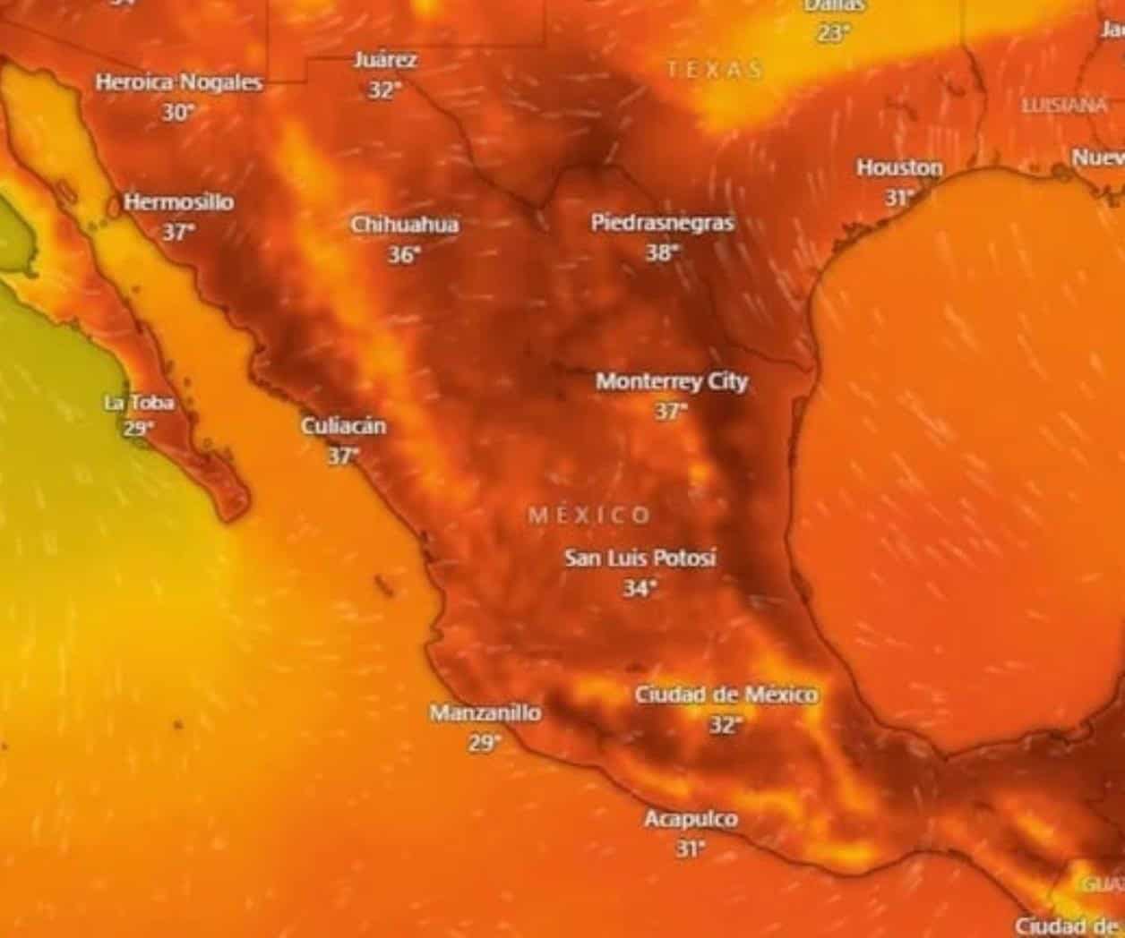Ola de calor dejará 27 estados hasta los 40 grados y se esperan lluvias en 6 estados