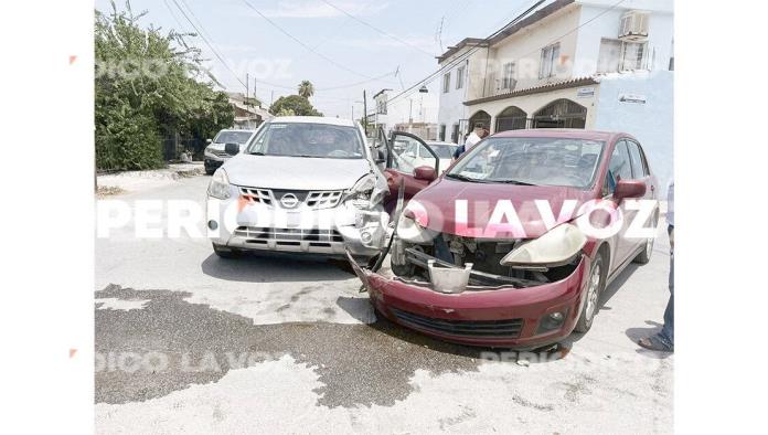 Mujer lesionada en fuerte choque