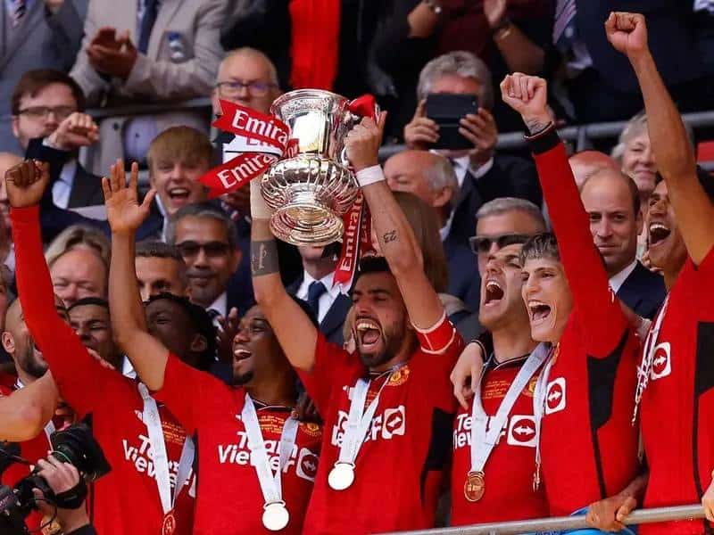 Manchester United es campeón de la FA Cup.