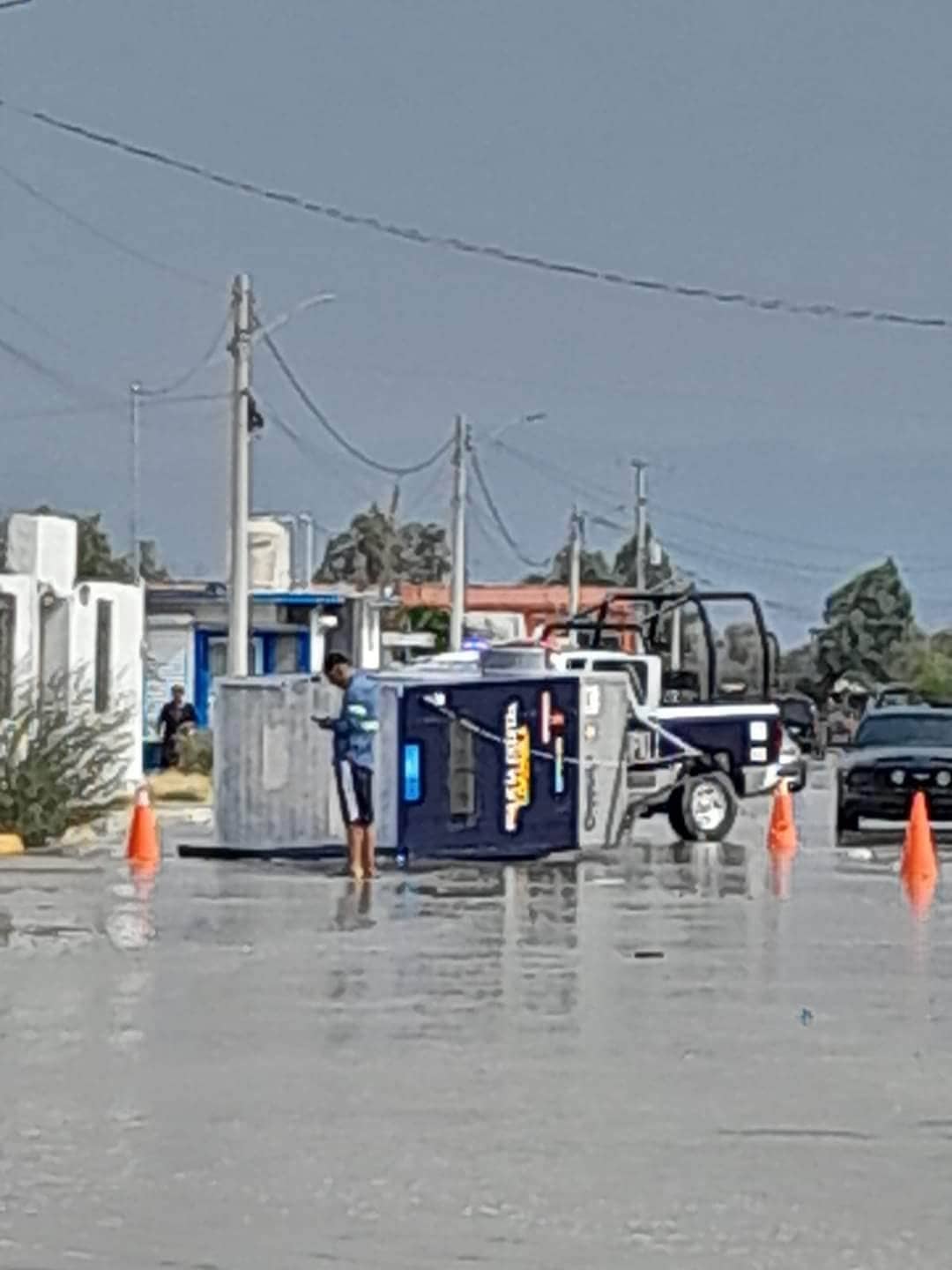 Azota tormenta a Cuatro Ciénegas