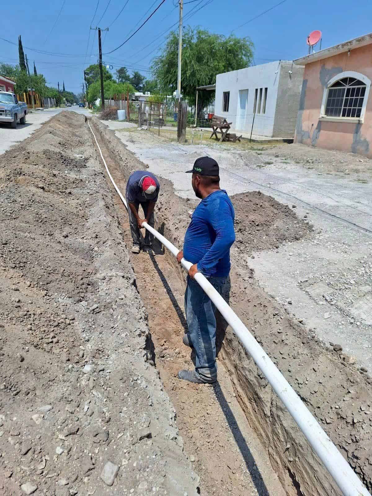 Renovación: Instalan cerca de 200 metros de tubería en Río Bravo de Allende