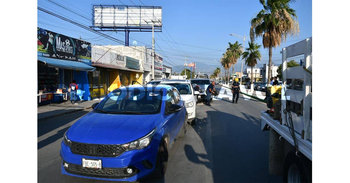 Causa mujer mayor carambola en el Juárez