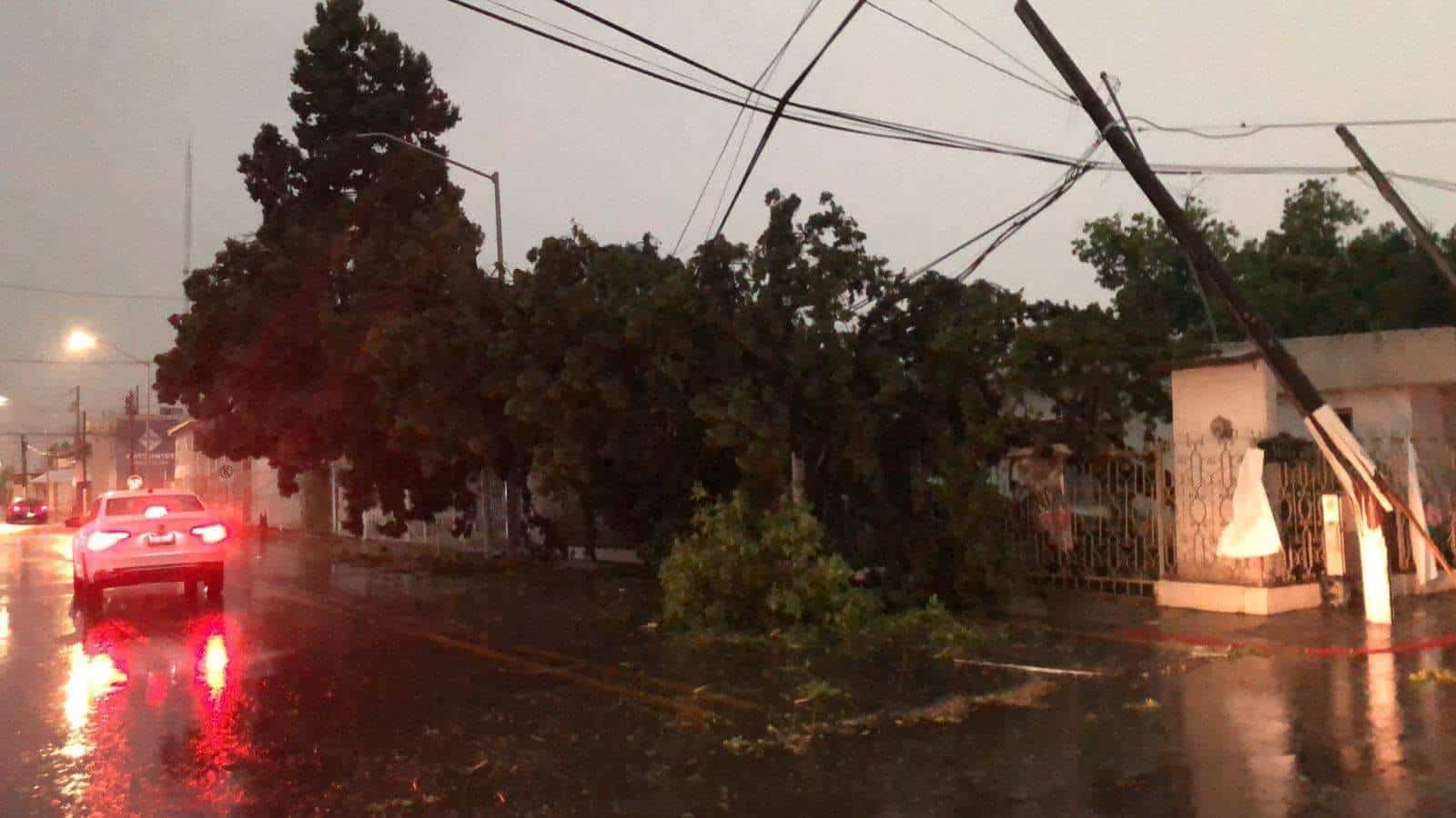 ¡APAGONES Y DESASTRE! Así dejó la TORMENTA a la ciudad