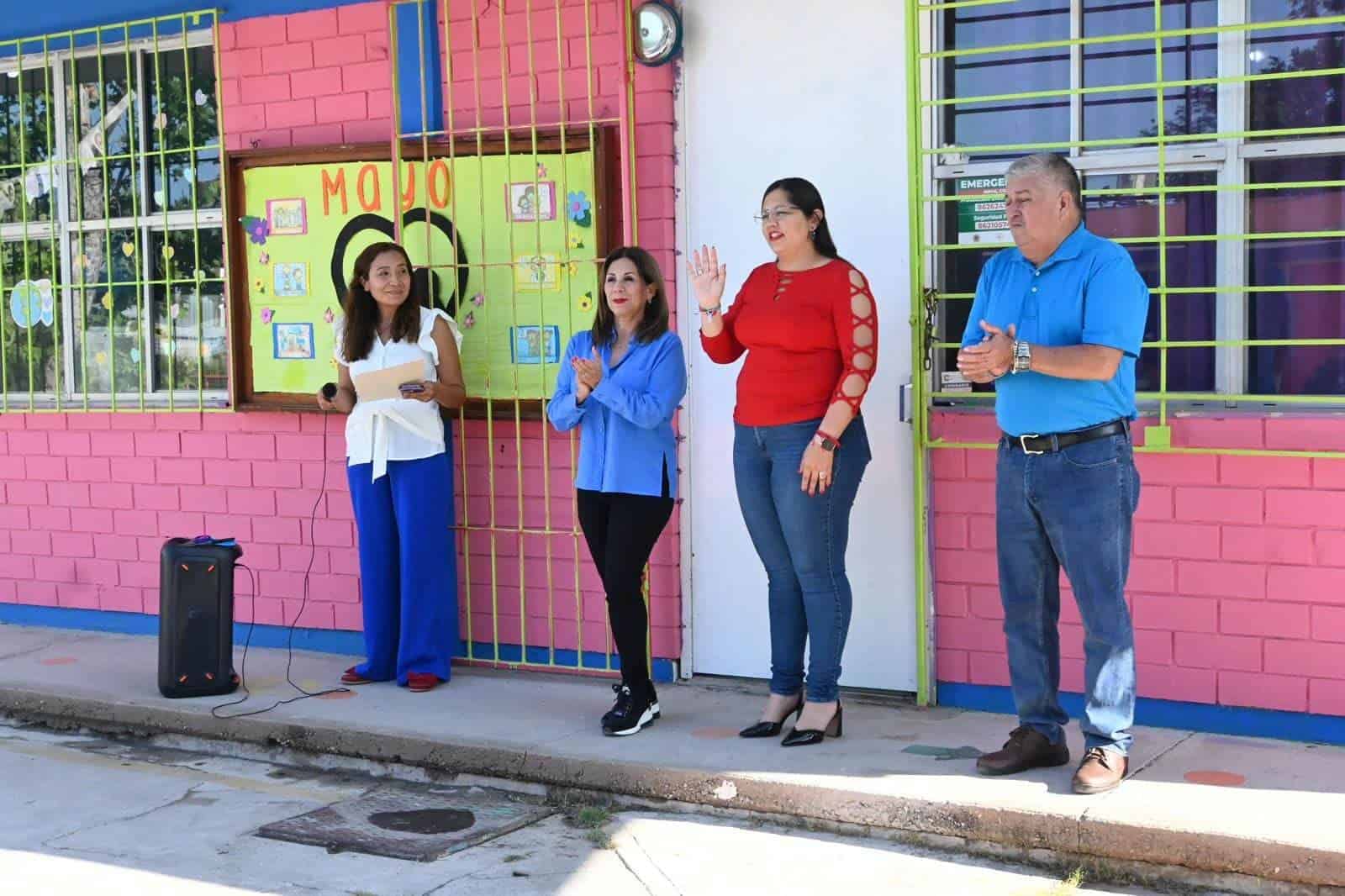 GRAN MEJORA: Programa Escuela Fuerte Renueva el Jardín de Niños Narciso Mendoza