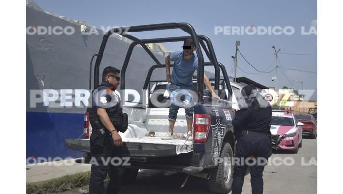 Encierran a escandaloso