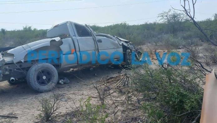 Vuelca paisano  en la federal 57