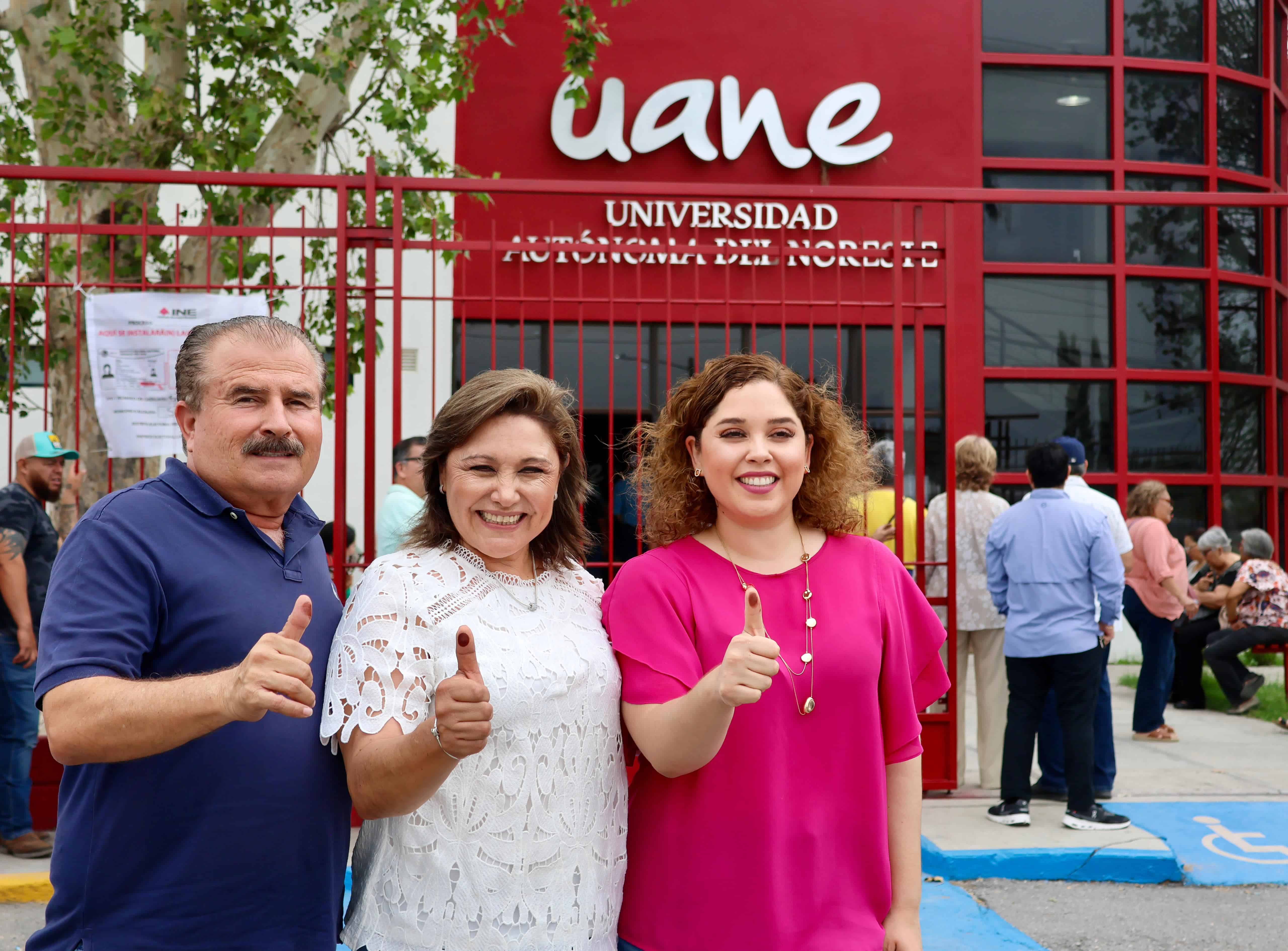 Alcaldesa  votó en seccional 691