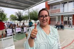 Emite Claudia su voto