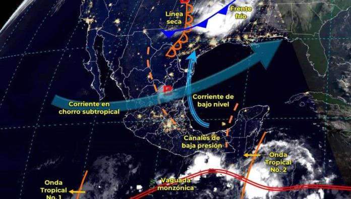 Conagua pronostica fuertes vientos para el noreste de México