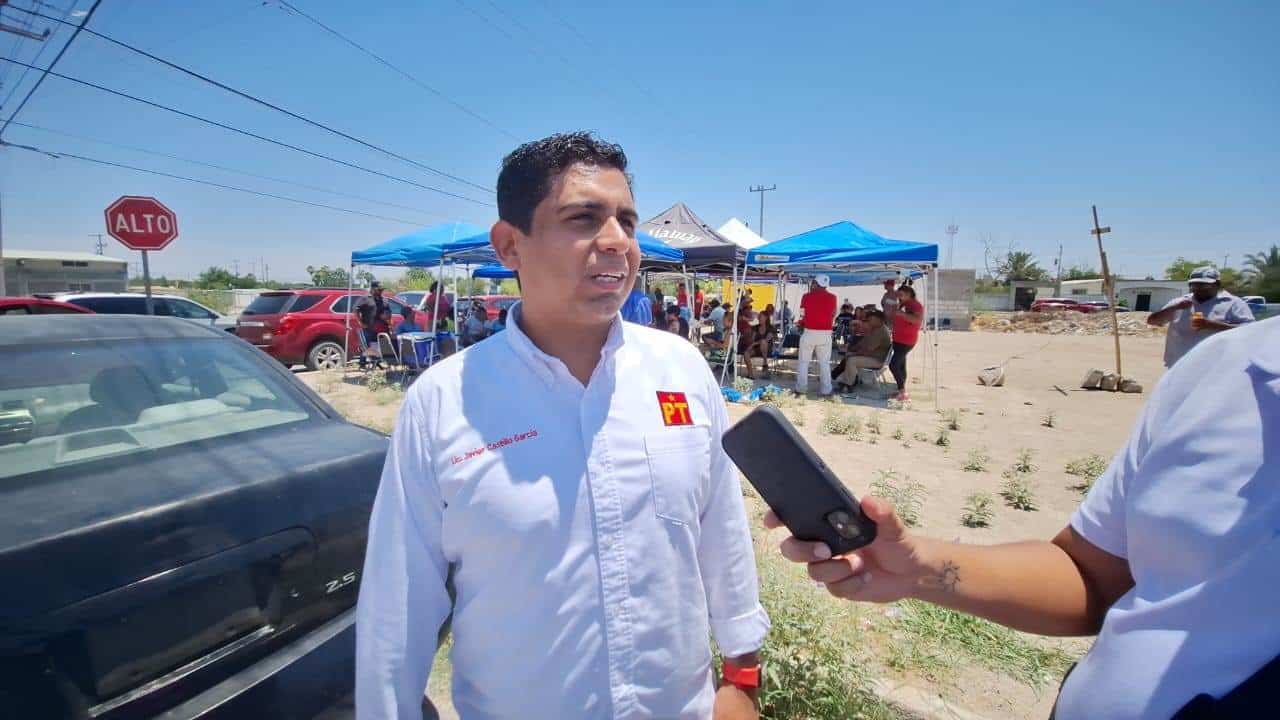 Javier Castillo; candidato del PT.