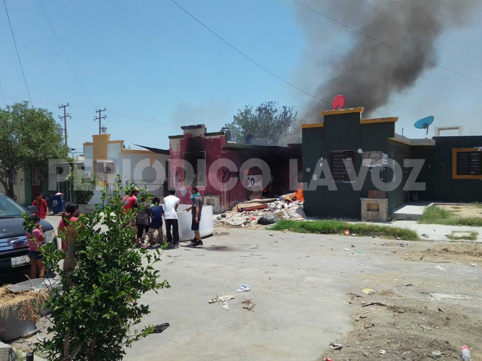 Incendian Casa Habitación en las Vírgenes