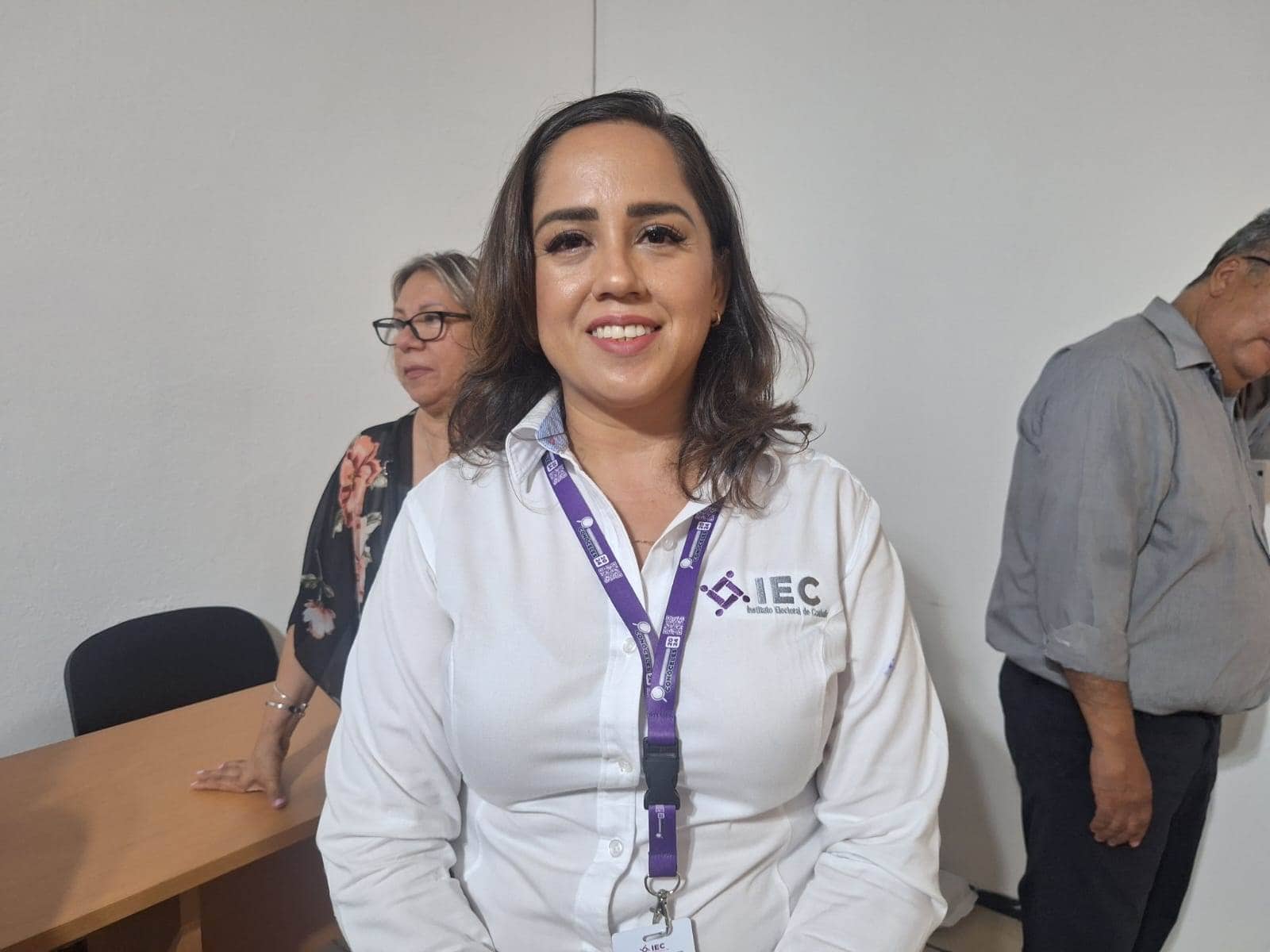 Alaska Quintero; presidenta del IEC en Frontera.