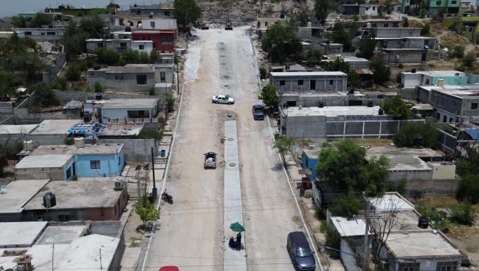 Avanza obra en la calle Felipe Ángeles