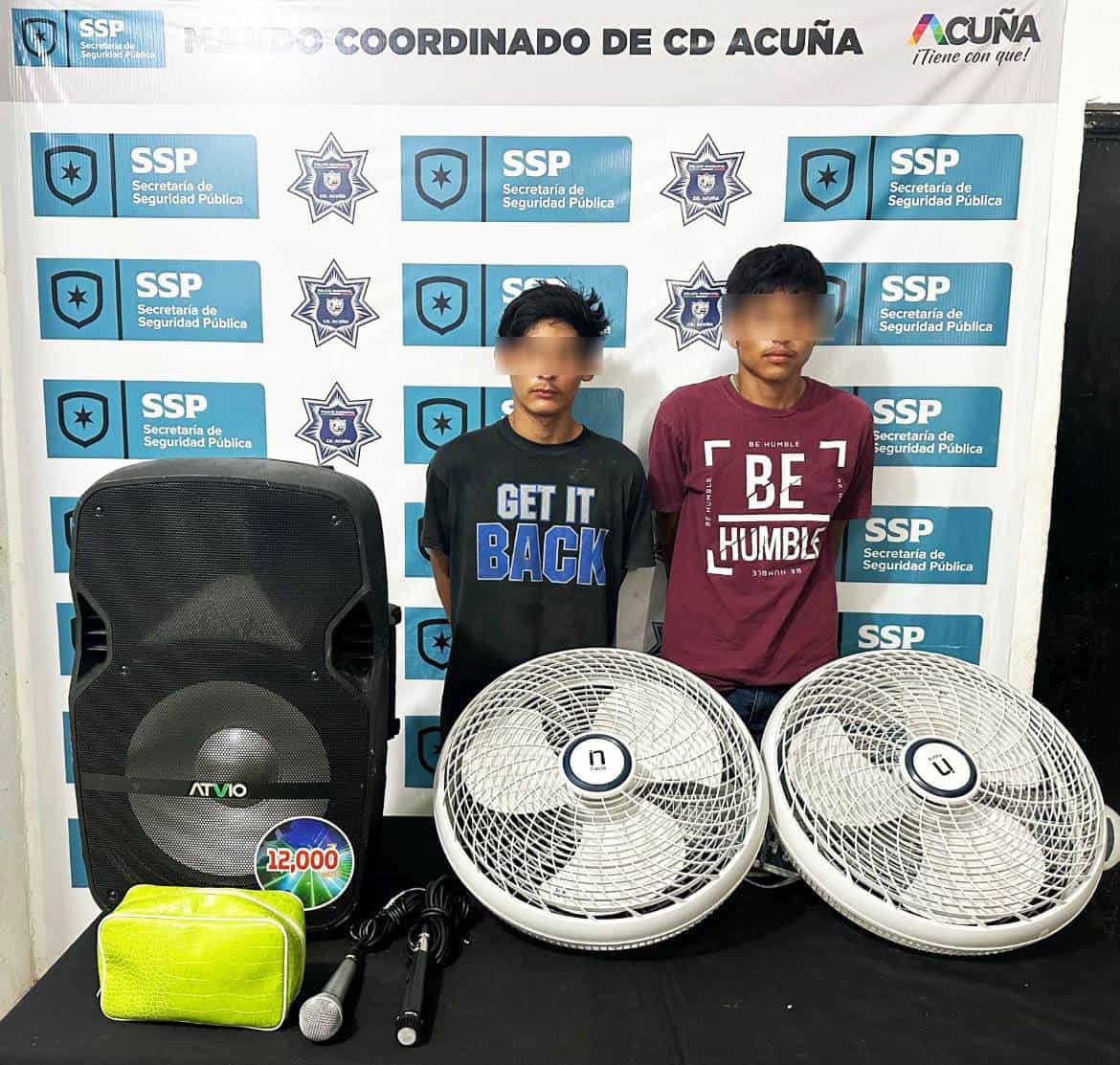 Detienen a Jóvenes que Robaron en una Casa para No Pasar Calor