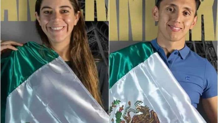 Alejandra Orozco y Emiliano Hernández fueron nombrados abanderados de México