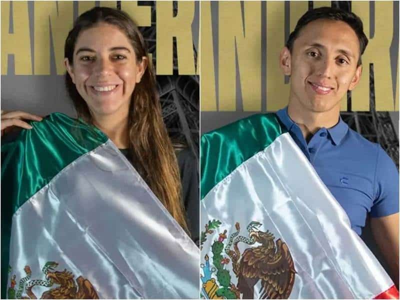 Alejandra Orzco y Emiliano Hernández serán abanderados el martes en Palacio Nacional.