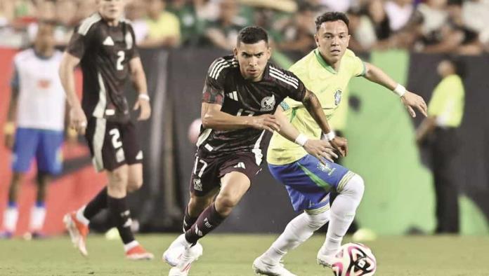 México cae de manera agónica ante Brasil previo a Copa América 2024