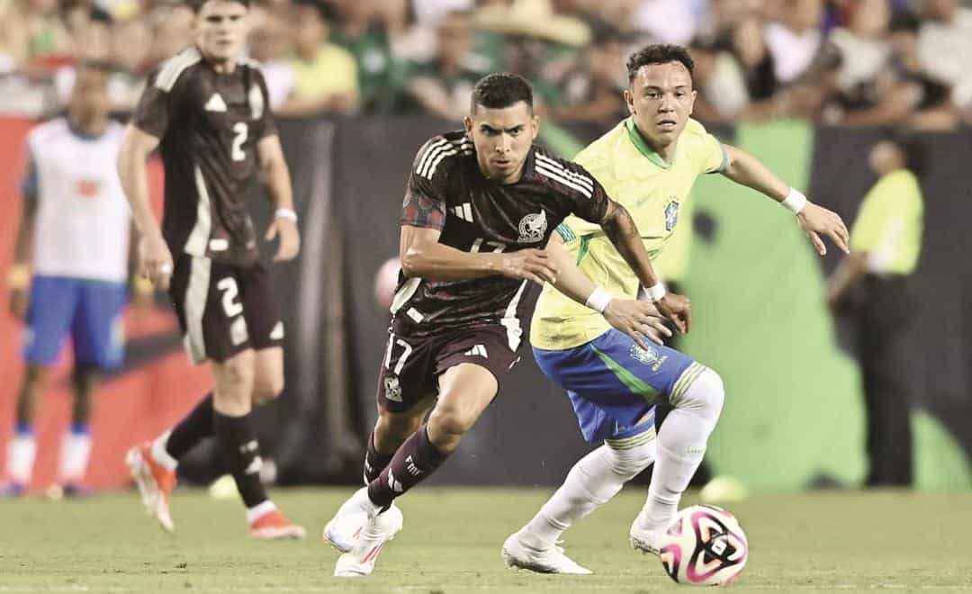 México cae de manera agónica ante Brasil previo a Copa América 2024