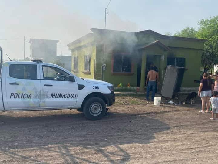 Incendio en vivienda fue  Controlado a tiempo