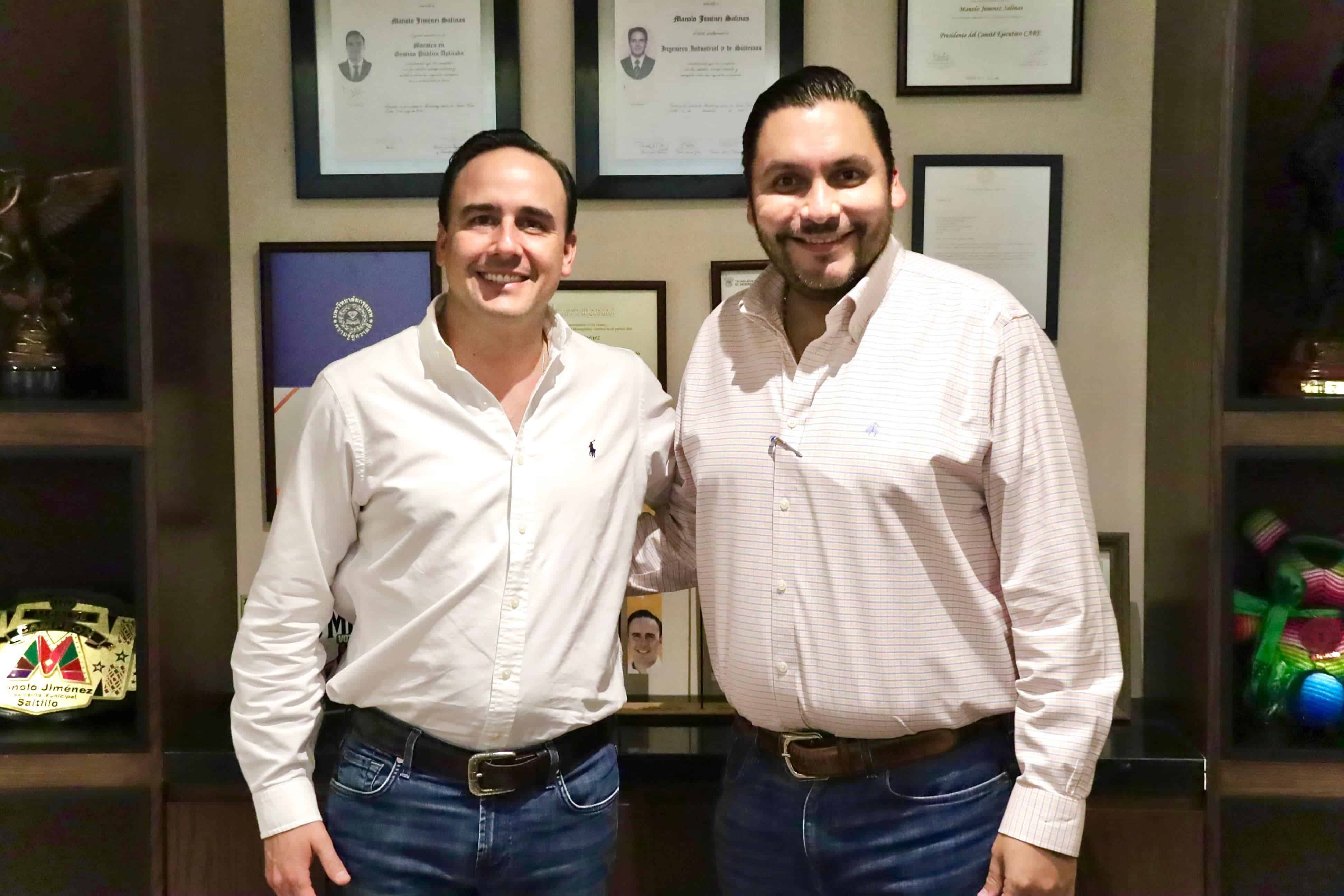 Se reúnen Manolo y el alcalde electo