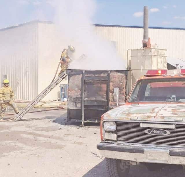 Controlan incendio en Industrias MCM