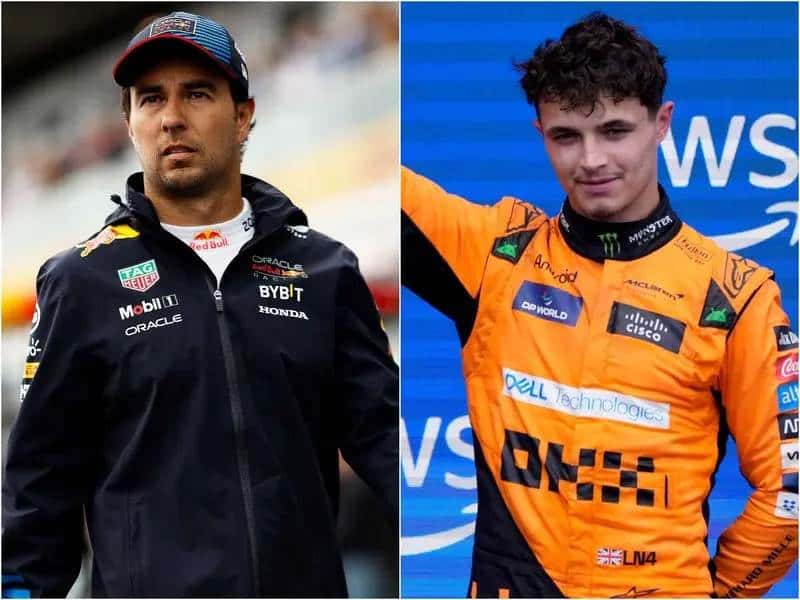 Lando Norris cree que Checo Pérez no aporta a su equipo como lo hace Verstappen.