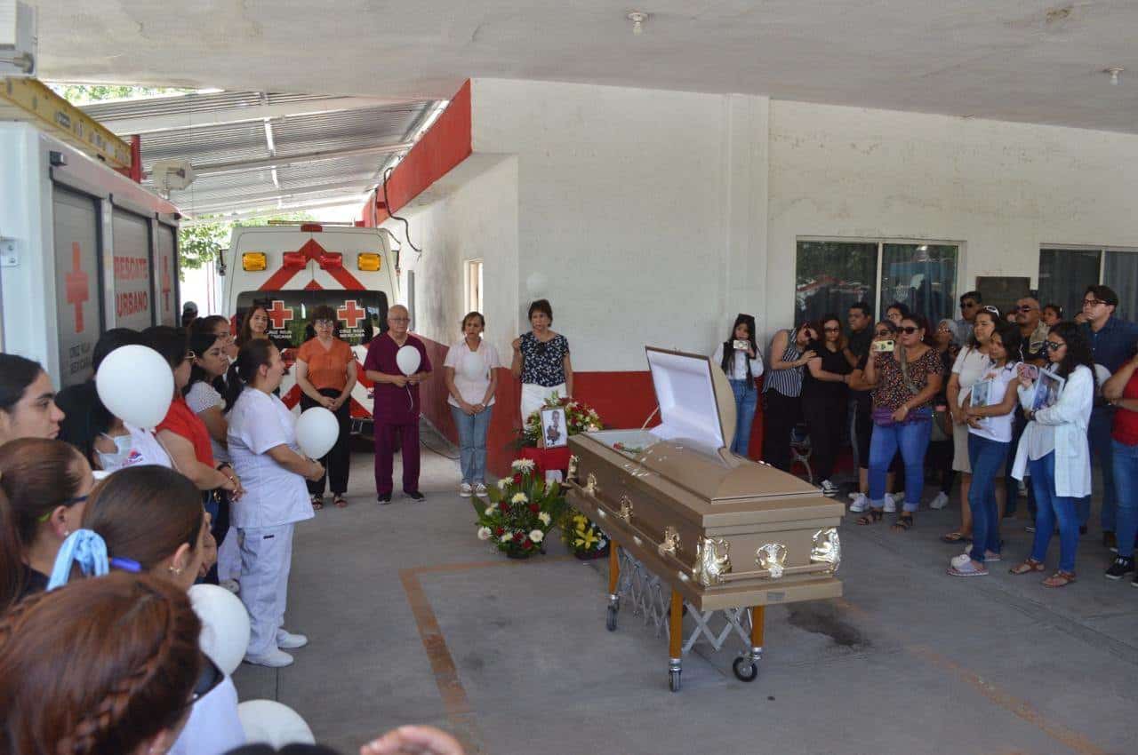 Dan último adiós al Doctor Julio Ramos, destacado médico de la Cruz Roja en Monclova