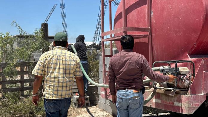 Apoya el municipio a ciudadanos sin agua