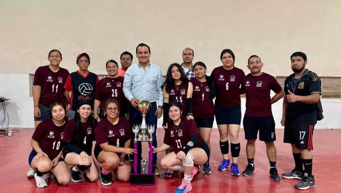 Culmina liga de voleibol femenil en Allende