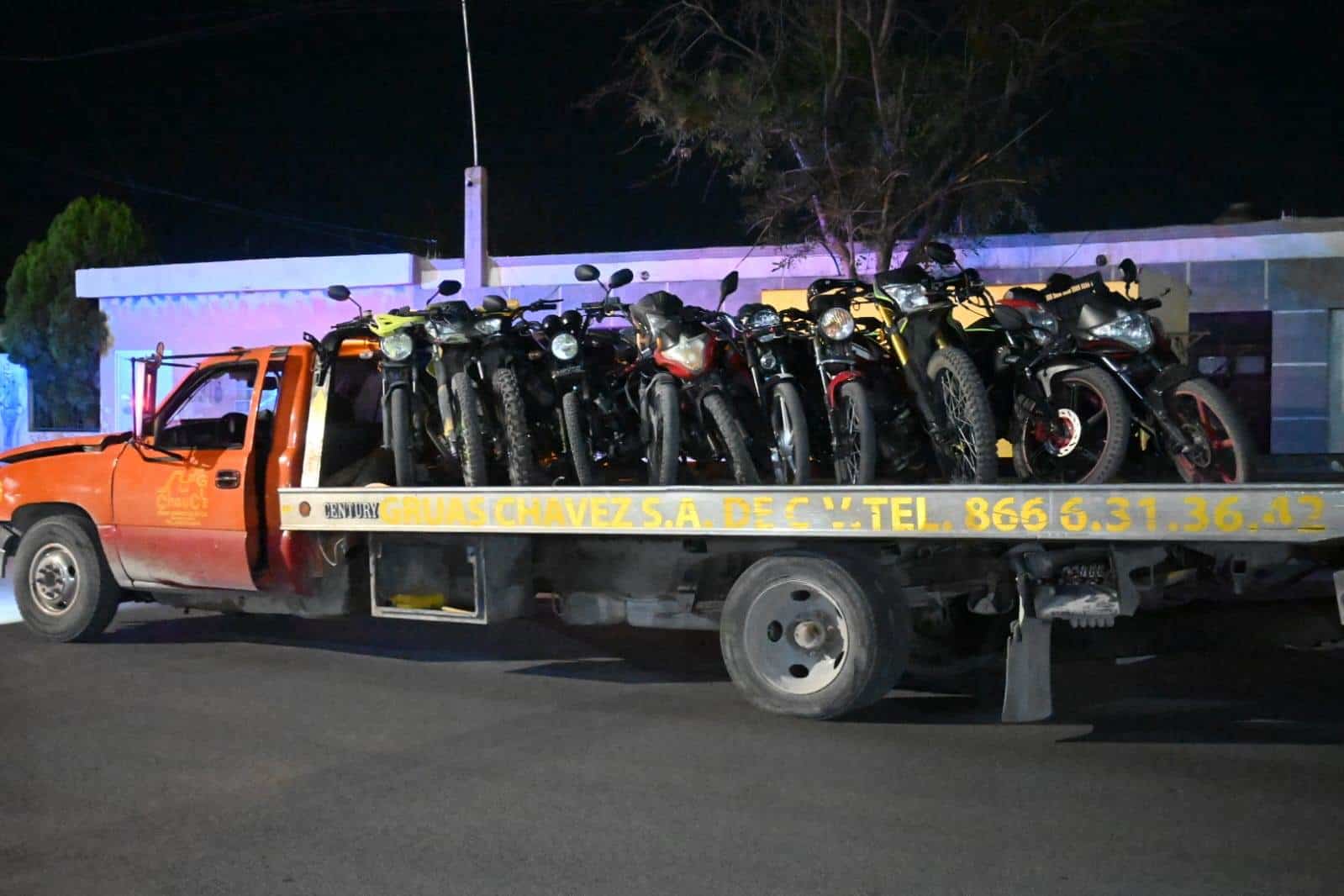 Realizan en Frontera operativo de motos