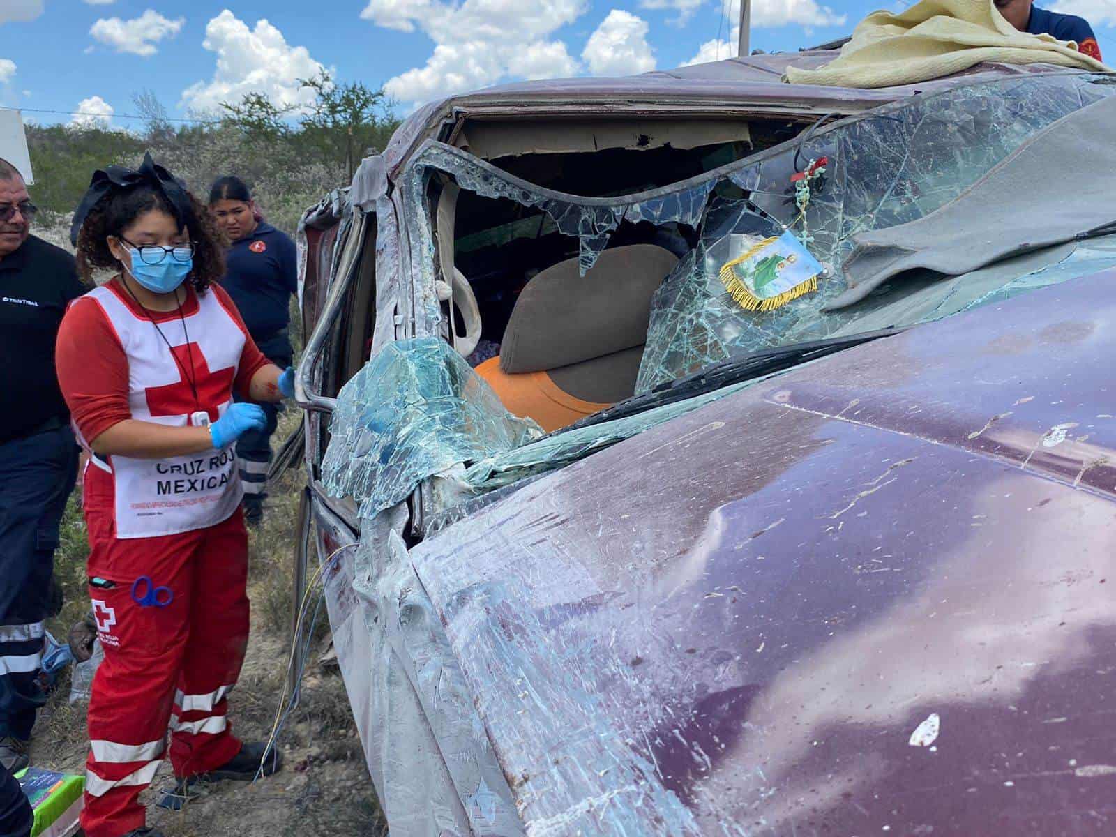 Sufren Accidente en la 57, a su Regreso de Compras de USA 