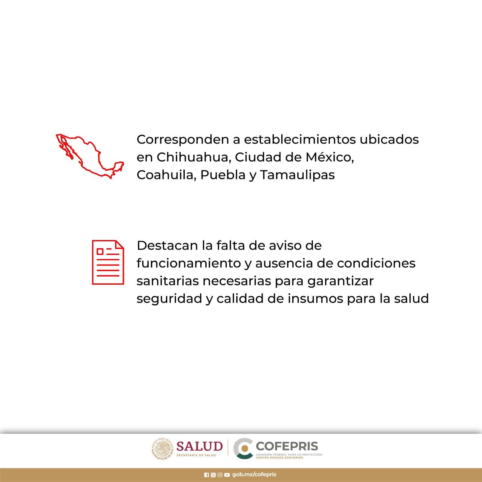 Cofepris detecta siete distribuidores irregulares de medicamentos