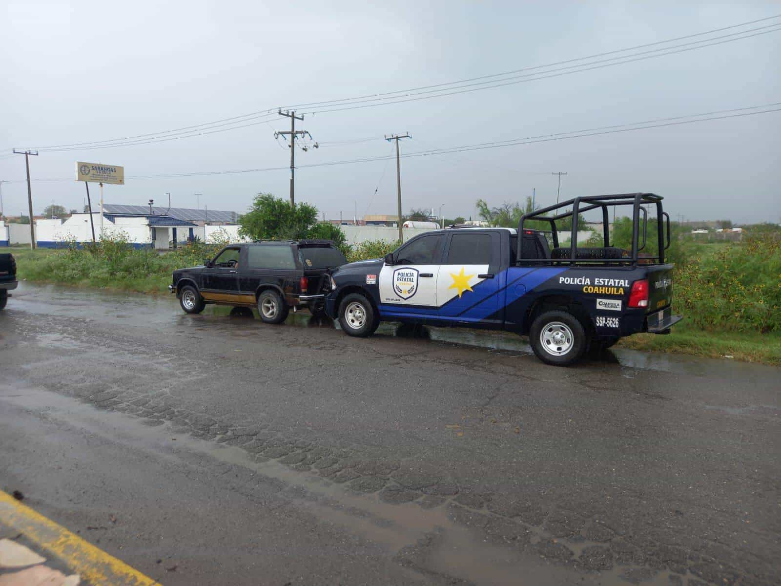 Se une policía estatal en apoyo a población ante lluvias