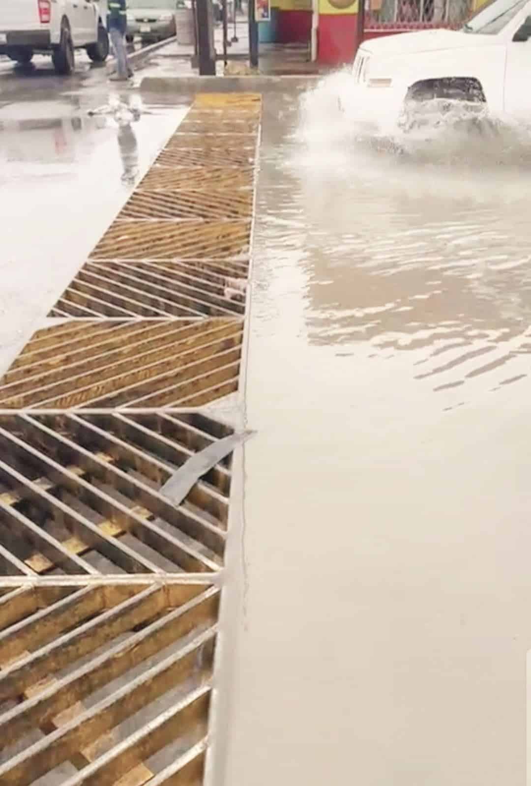 El drenaje pluvial funcionó a la perfección.